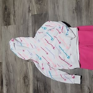 Girls Champion Sweatsuit